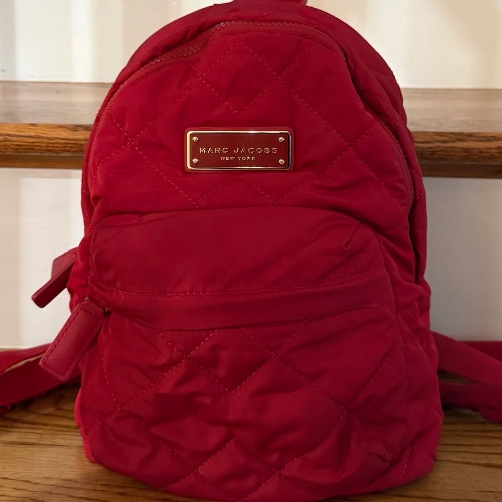 Gorgeous Marc Jacobs Red Backpack Purse